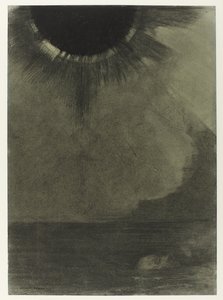 Le Noye Afogando-se em uma água, ao luar de Odilon Redon