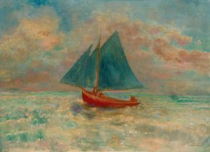 O barco vermelho