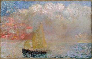 O veleiro de Odilon Redon