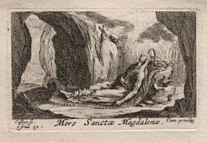 Os Penitentes: Morte de Ste. Madeleine de Odilon Redon