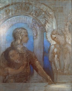 Cavaleiro místico, de Odilon Redon (1840-1916) de Odilon Redon