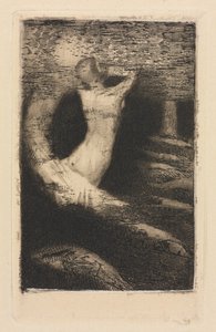 Passagem de uma alma de Odilon Redon