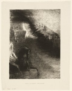Peregrino do Mundo Sublunar, placa 5 de 6 de Odilon Redon