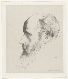 Retrato de Edouard Vuillard de Odilon Redon