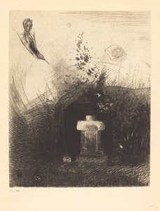 Se em uma noite escura um bom cristão, por caridade, atrás de alguma velha ruína, enterra seu corpo arqueado de Odilon Redon