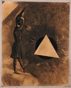 Souci d "Absolu.Philosophe, 1881 de Odilon Redon