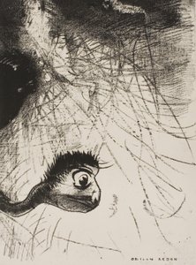 Santo Antônio: "Em algum lugar deve haver formas primordiais cujos corpos são apenas imagens", placa 4 de 6 de Odilon Redon