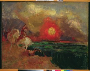 São Jorge e o Dragão de Odilon Redon