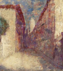 Rua em Fontarabie de Odilon Redon