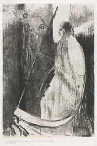 O Apocalipse de São João: E Outro Anjo Saiu do Templo ..., 1899. de Odilon Redon