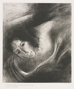 O apocalipse de São João: e o diabo que os enganou foi lançado no lago, 1899. de Odilon Redon