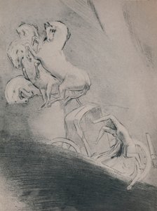 A queda de Phaeton, final do século XIX, 1946 de Odilon Redon