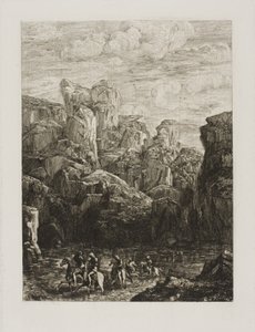 O Ford: Paisagem com Cavaleiros de Odilon Redon