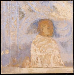 O olhar, c.1910 de Odilon Redon