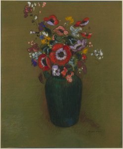 Vaso de flores de Odilon Redon