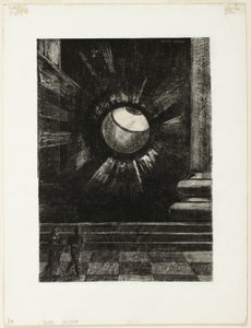 Visão, placa oito de In Dreams de Odilon Redon