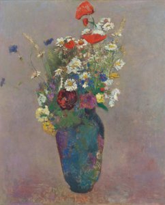 Visão: vaso com flores de Odilon Redon