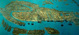 Plano de Veneza (aguarela sobre papel)
