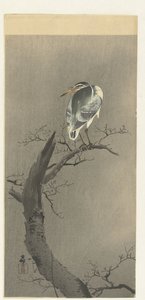 Quack no ramo de Ohara Koson