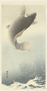 Carpa saltadora de Ohara Koson