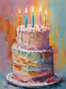 Bolo de Aniversário Festivo de Ohkimiko
