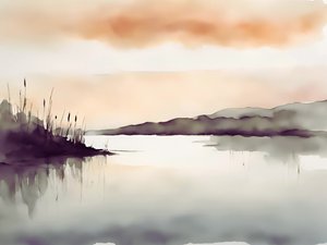 A serenidade do Lago Misty de Ohkimiko