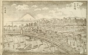 Livro de Vistas de Edo, p.14 de Okada Shuntosai