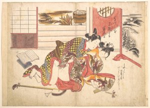Cena de quarto de Okumura Masanobu
