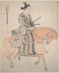Nobre a cavalo de Okumura Masanobu