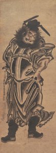 Shoki, o Demon-Queller, início do século 18., início do século 18.