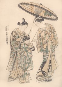 Duas Figuras. de Okumura Masanobu