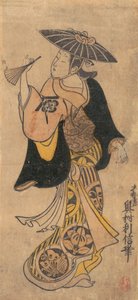 Ator Sanjo Kantaro 1697-1763 como Mulher, ca. 1730., c. 1730.