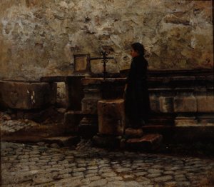 De Rothenburg (óleo sobre tela) de Olav Rusti