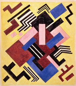 Construção pictórica, 1916 (guache sobre papel)