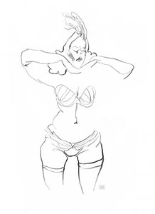 Desenho de lingerie sensual de Olga Skomorokhova