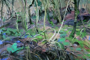 Forêt 1, 2014 (acrílico sobre tela)