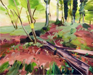 Forêt 25, 2017 (acrílico sobre tela)
