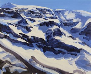 Leukerbad 31, 2014 (acrílico sobre tela)