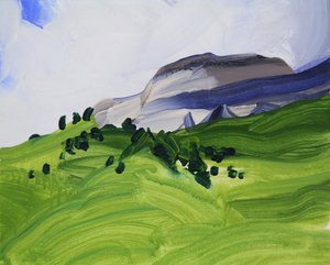 Leukerbad 9, 2012 (acrílico sobre tela)