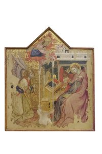 Anunciação, c.1396 (têmpera sobre painel) de Olivuccio Ceccarello di Ciccarello
