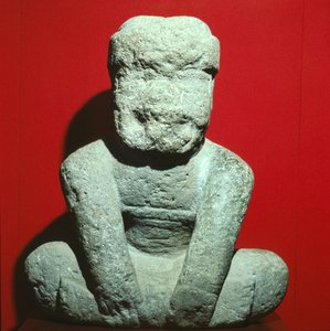 Estátua, Período Pré-Clássico (pedra) de Olmec Olmec