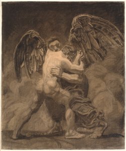 A luta de Jacó com o anjo de Oluf Hartmann