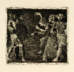 Macbeth e as bruxas de Oluf Hartmann