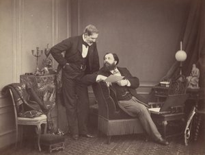 Louis Robert e Olympe Aguado, c. 1860