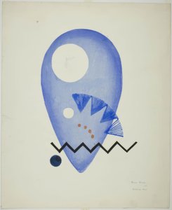 Blue Flower (Flor Azul) de Onchi Kôshirô