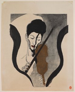 Impressão de um violinista (Retrato de Suwa Nejiko)
