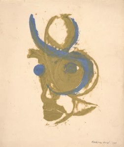 Retrato de um poeta, imagem interior de Onchi Kôshirô