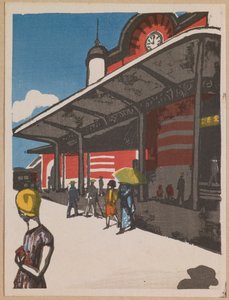 Estação de Tóquio, da série “Recollections of Tokyo”