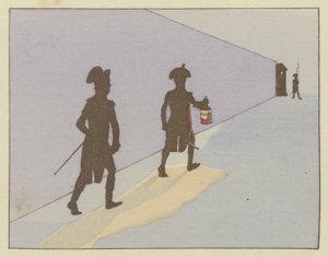 Um tenente em Valence, em 1785, Napoleão fazia a patrulha noturna todos os dias de Onfray de Breville Job
