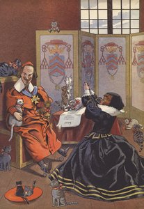 Cardeal Richelieu com seus gatos